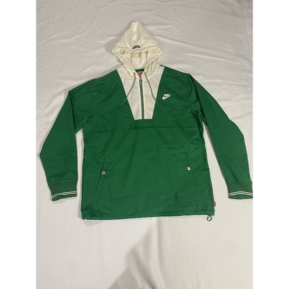 Pre-Owned Mens Large Green Nike SB X Supreme World Famous Jacket - Picture 1 of 16
